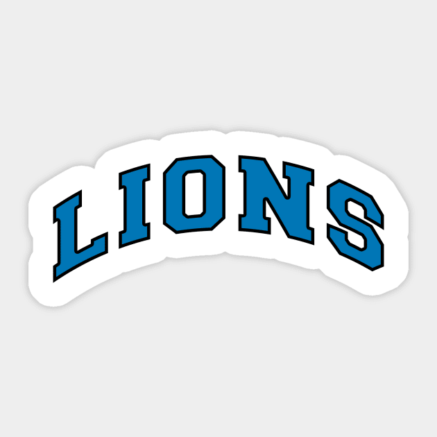 Detroit Lions Sticker by teakatir